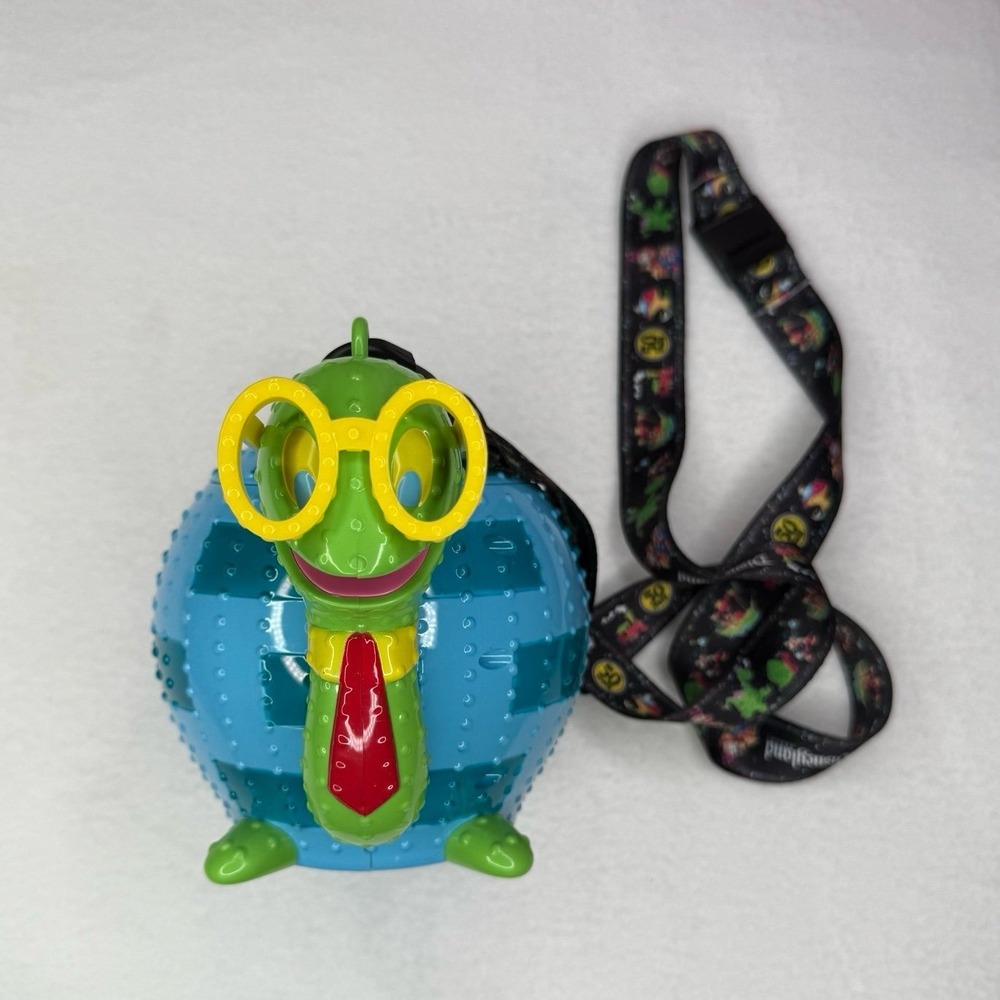 Disney Parks Figment EPCOT Popcorn Bucket Souvenir Crossbody Lanyard NWT